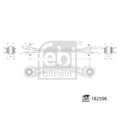 Febi Control/Trailing Arm Rear Left 182596