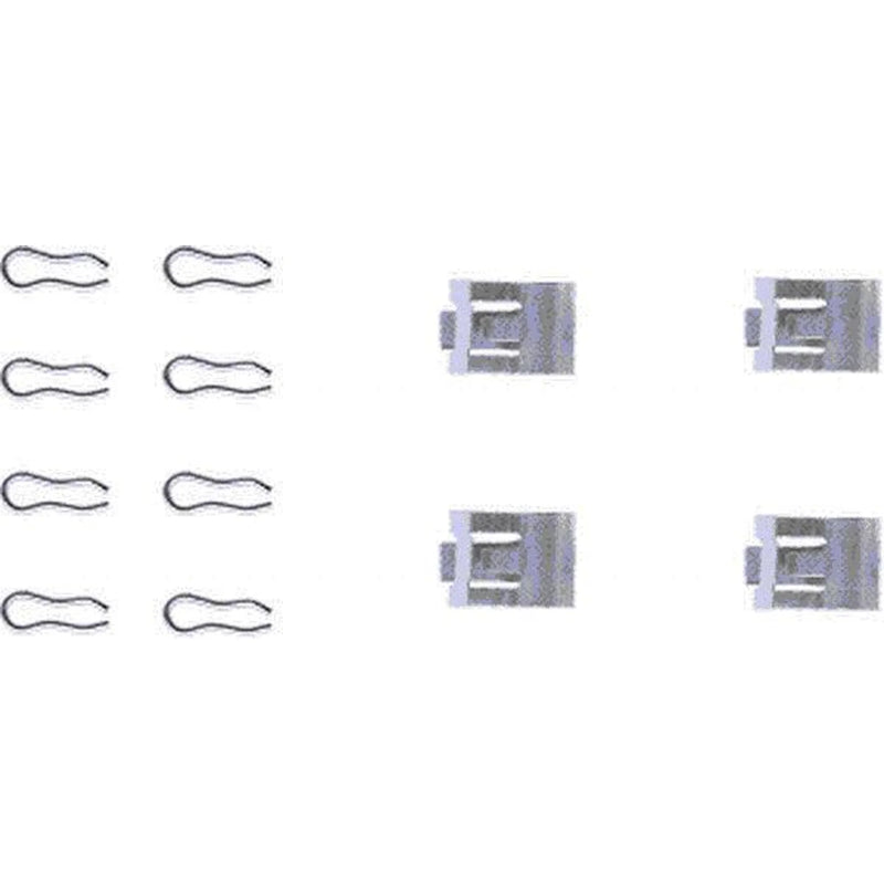 Textar Brake Pad Accessory Fitting Kit Front 82027000
