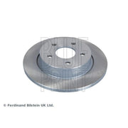 Blue Print 2 x Solid Rear Brake Discs ADF124323