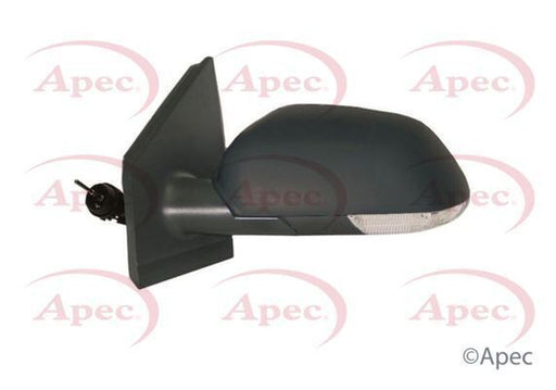 APEC AMR2115 Exterior Door Wing Mirror Left N/S Passenger Side Fits VW Polo APEC - Town Parts