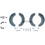 Textar Parking Brake Shoe Set 91057900