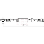 Apec Brake Hydraulic Hose Line Front HOS3944