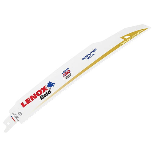 LENOX Gold® Power Arc® Curved Demo Cutting Saw Blade 229 x 22 x 1.6mm 10 TPI
