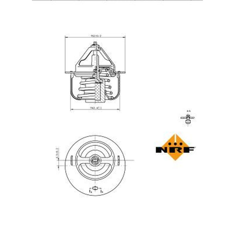 NRF Thermostat,Coolant 725054
