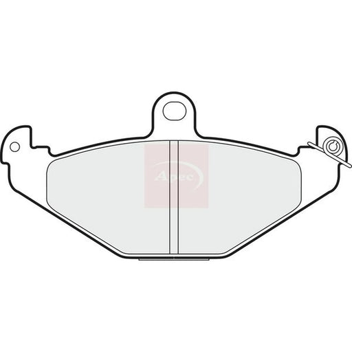 Apec Rear Brake Pad Set PAD749