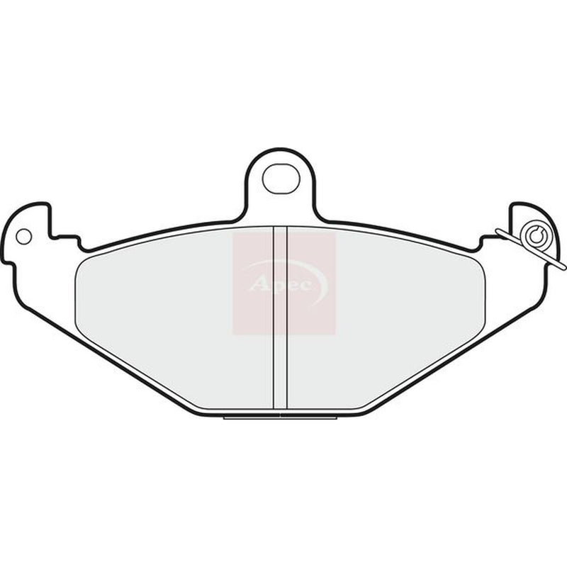 Apec Rear Brake Pad Set PAD749