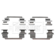 Borg & Beck Brake Pad Accessory Fitting Kit Front BBK1282