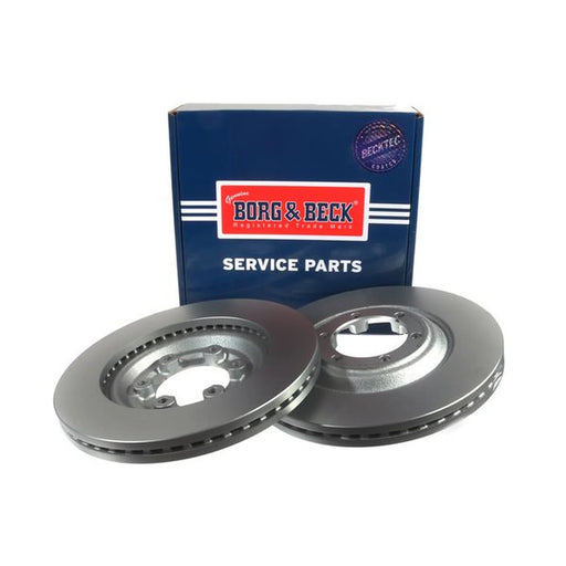 Borg & Beck 2 x Vented Front Brake Discs BBD5409