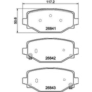 Mintex Rear Brake Pad Set MDB4375