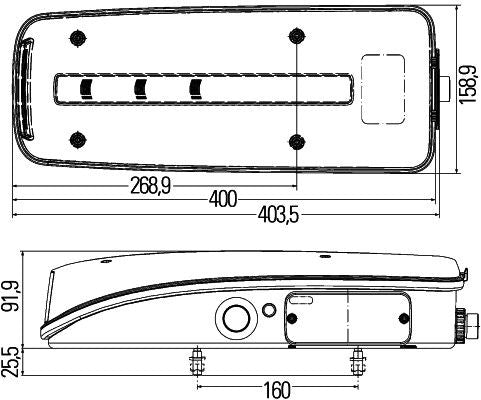 Hella 2VP 012 381-261 Tail Light Assembly