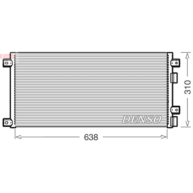 Denso Air Conditioning Condenser DCN12006