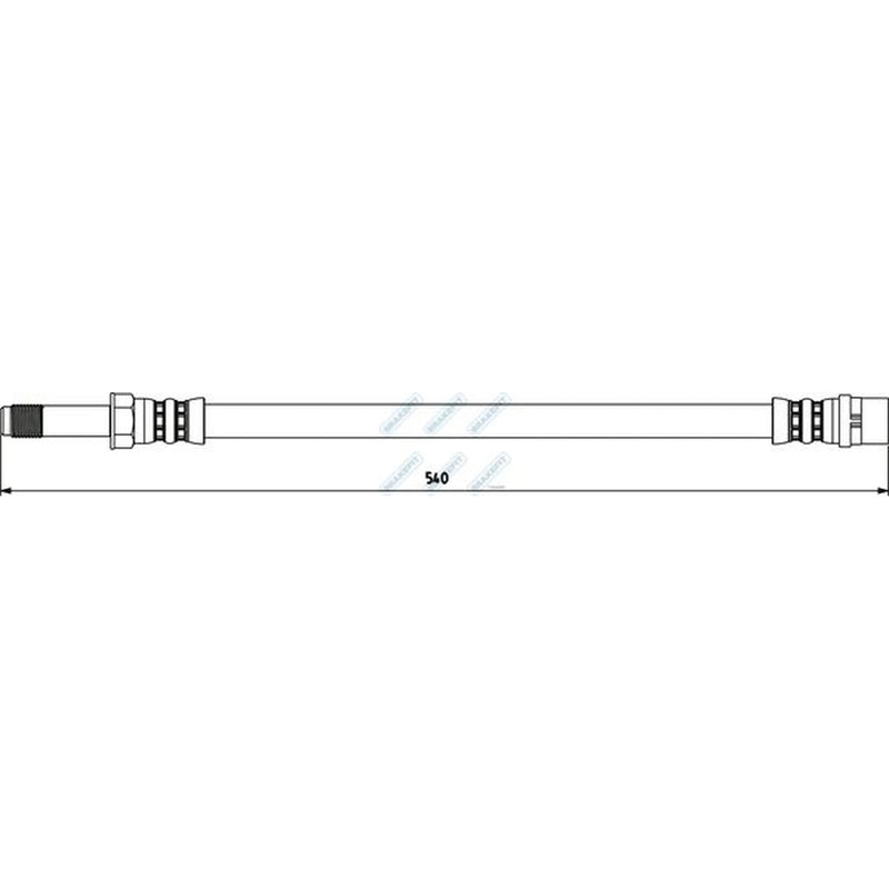 Apec Brake Hydraulic Hose Line Front BHO4164