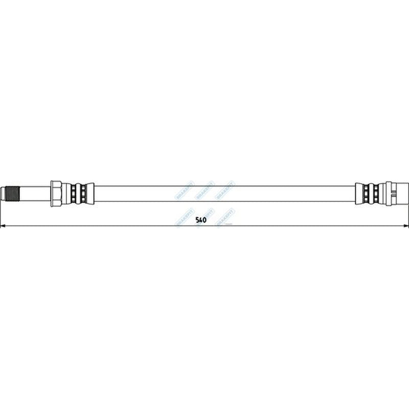 Apec Brake Hydraulic Hose Line Front BHO4164