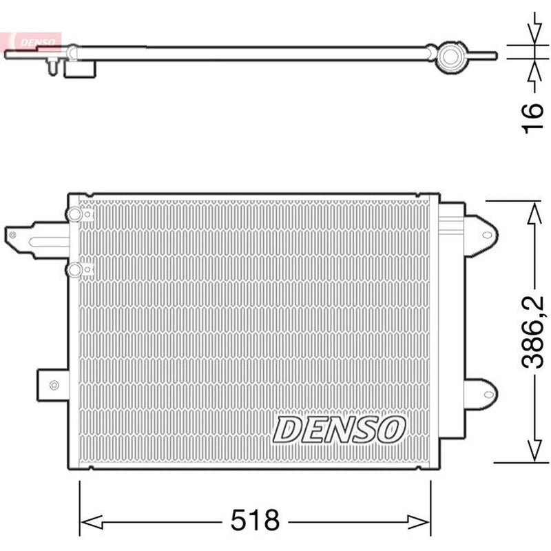 Denso Air Conditioning Condenser DCN02005