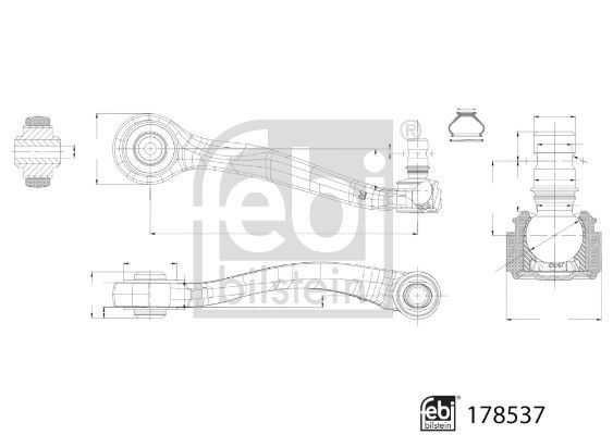 Febi Control/Trailing Arm Rear
