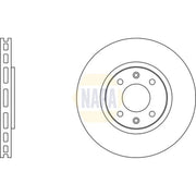 NAPA 2 x Vented Front Brake Discs NBD5155