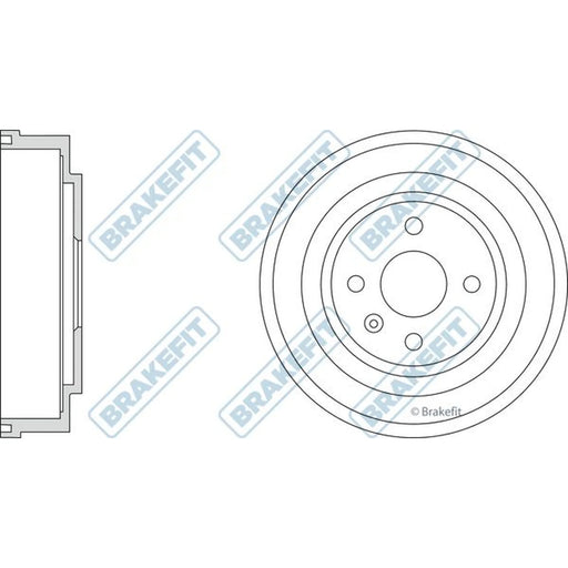 Apec Brake Drum Assembly Rear BDR9051