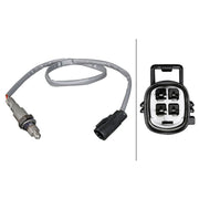 Hella O2 Lambda Oxygen Sensor Right Front 6PA 358 221-221