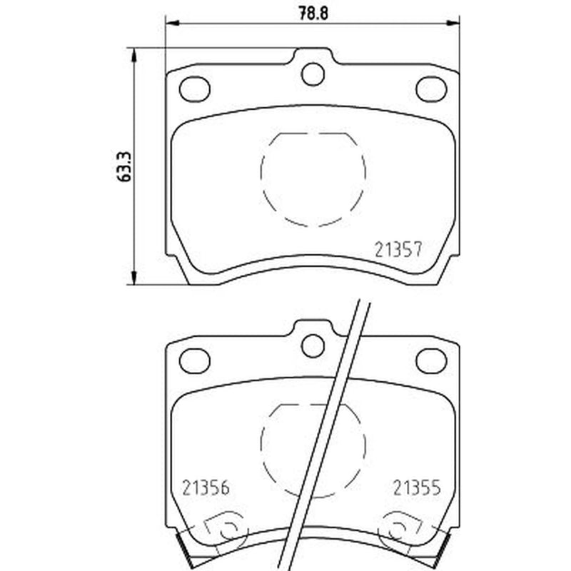 Mintex Front Brake Pad Set MDB1395