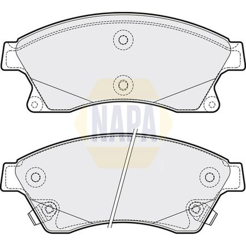 NAPA Front Brake Pad Set NBP1297