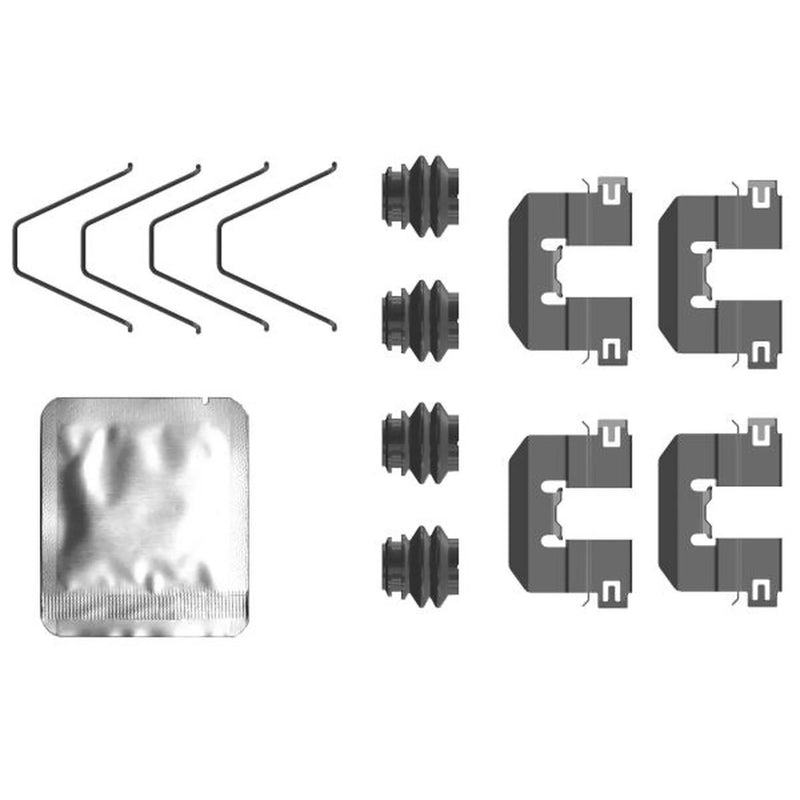Textar Brake Pad Accessory Fitting Kit Rear 82553200