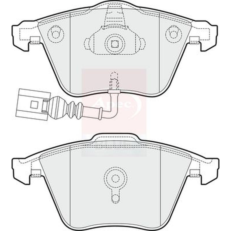 Apec Front Brake Pad Set PD3580