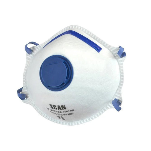 Scan Moulded Disposable Mask Valved FFP2 Protection (Pack 3) - DTC3M-F-3