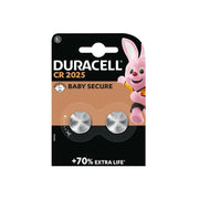 Duracell CR2025 Lithium Coin Battery x 2 S5736 - S5736
