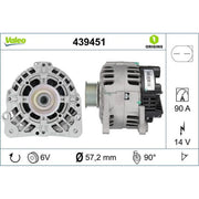 Valeo Car Alternator 12V 439451