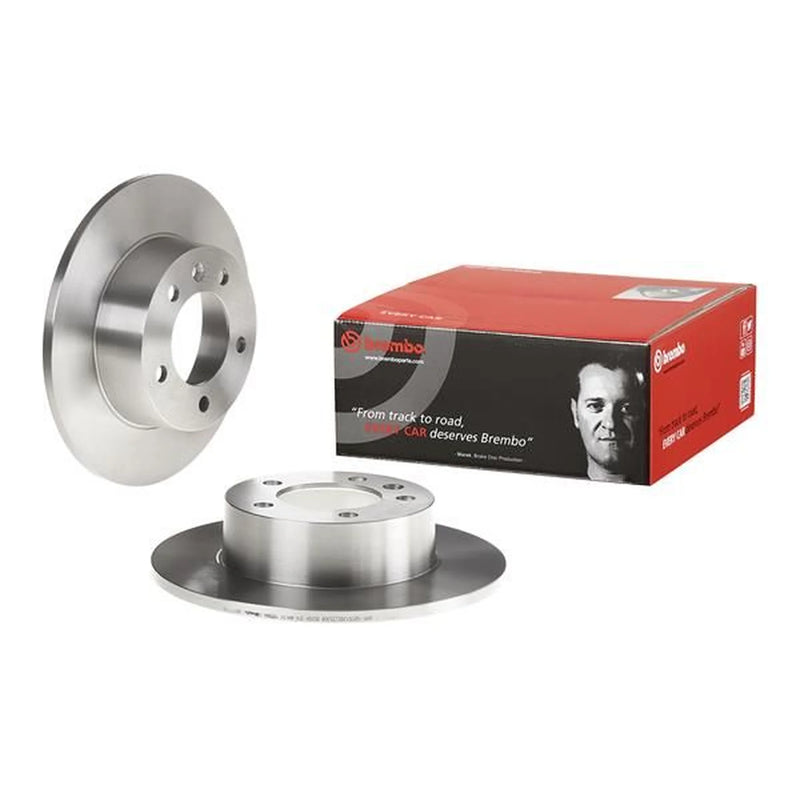 Brembo 2 x Solid Rear Brake Discs 08.9371.10