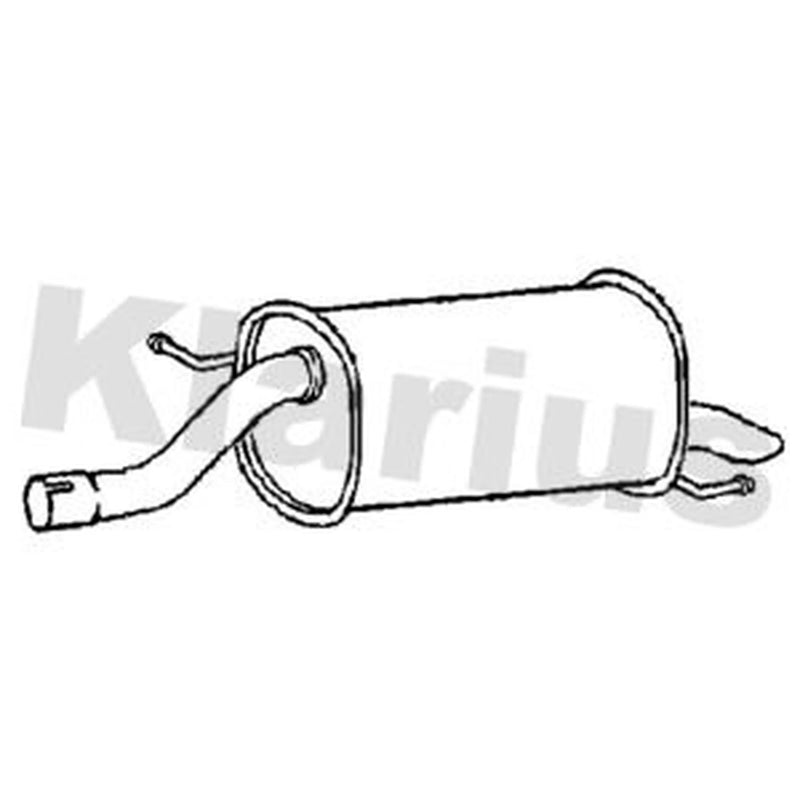 Klarius Box With Tail Pipe Rear FT912W