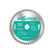 Evolution Aluminium Cutting Circular Saw Blade 180 x 20mm x 54T - A180TCT-54CS