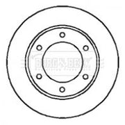 Borg & Beck 2 x Vented Front Brake Discs BBD4217
