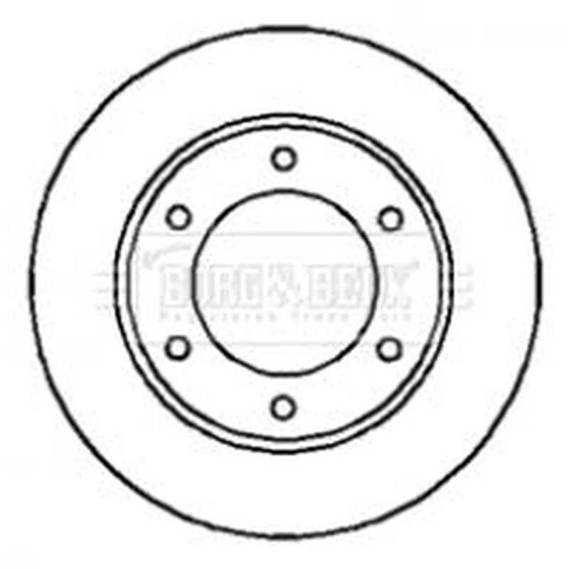 Borg & Beck 2 x Vented Front Brake Discs BBD4217