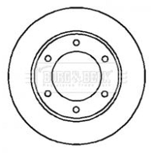 Borg & Beck 2 x Vented Front Brake Discs BBD4217