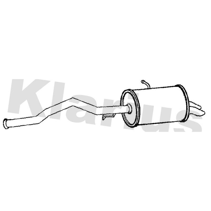Klarius Box With Tail Pipe Rear RN1048B
