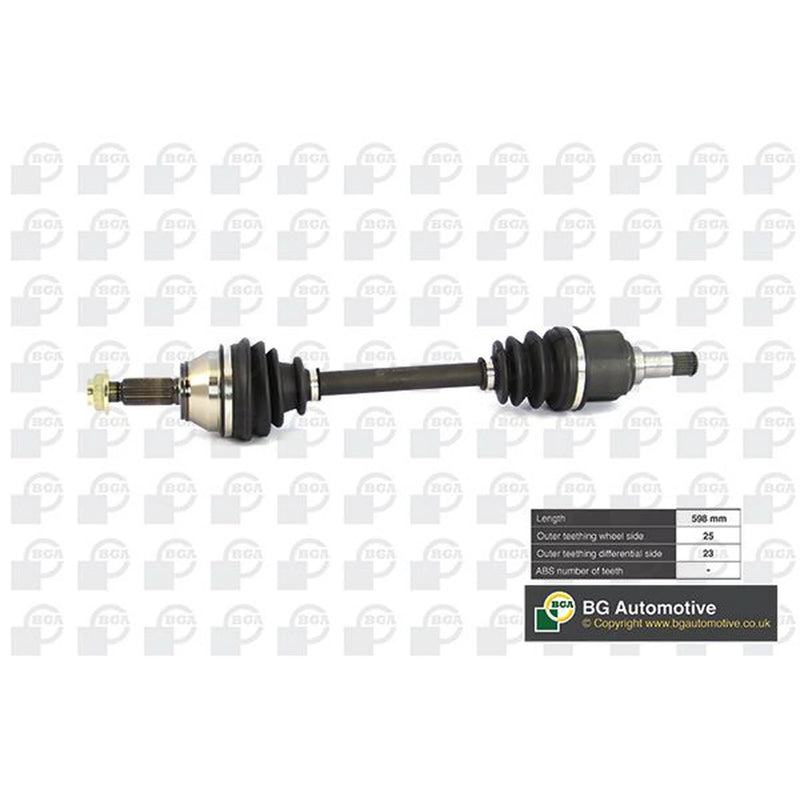 BGA CV Drive Shaft Driveshaft Front Left DS2314L