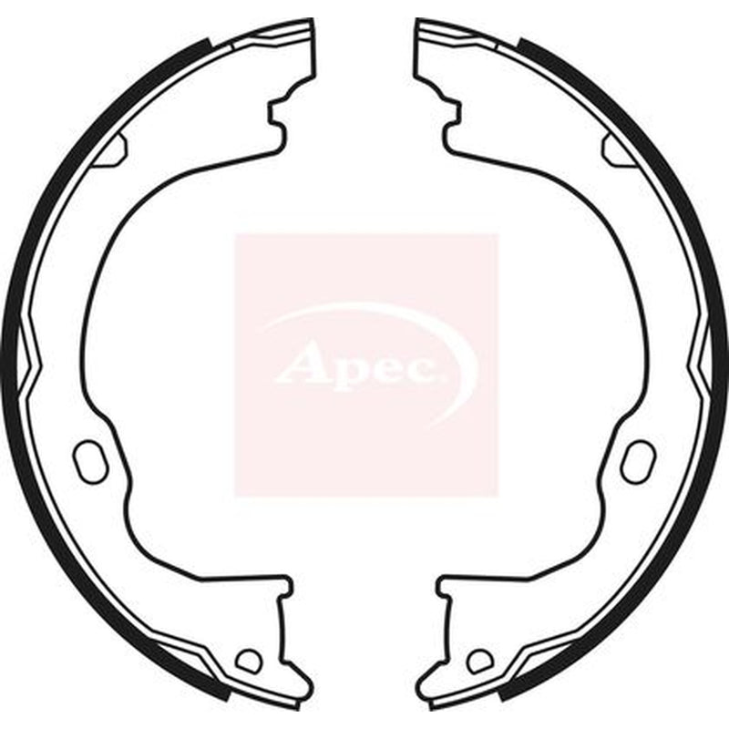 Apec Parking Brake Shoe Set SHU760