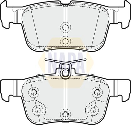 NAPA Rear Brake Solid Discs & Pads fits FORD