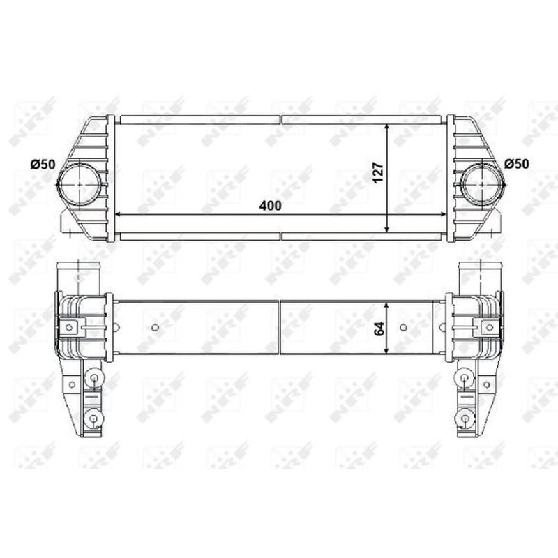 NRF Intercooler (Charge Air Cooler) 30516