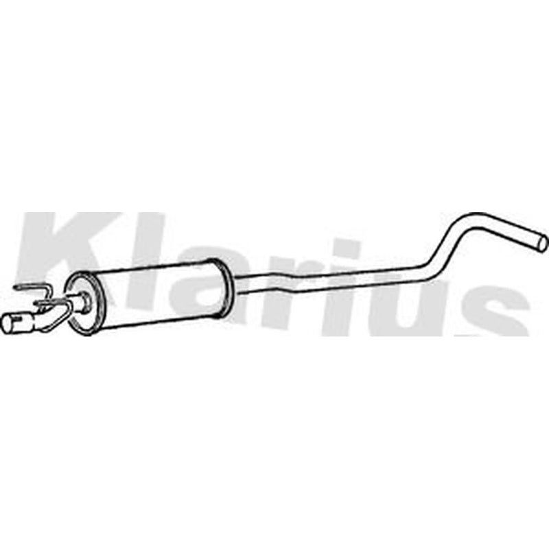 Klarius Box With Centre Pipe Centre GM116G