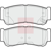 Apec Rear Brake Pad Set PAD1568