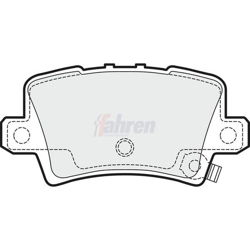 Fahren Rear Brake Pad Set FBP3088