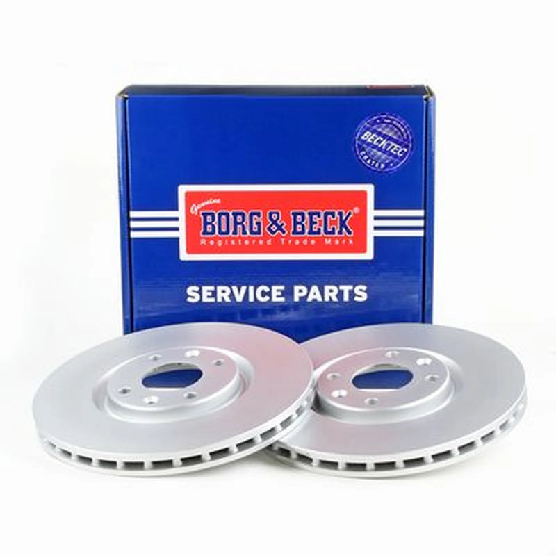 Borg & Beck 2 x Vented Front Brake Discs BBD4717