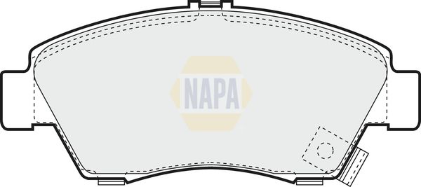 NAPA Front Vented & Rear Vented Brake Discs & Pads fits HONDA