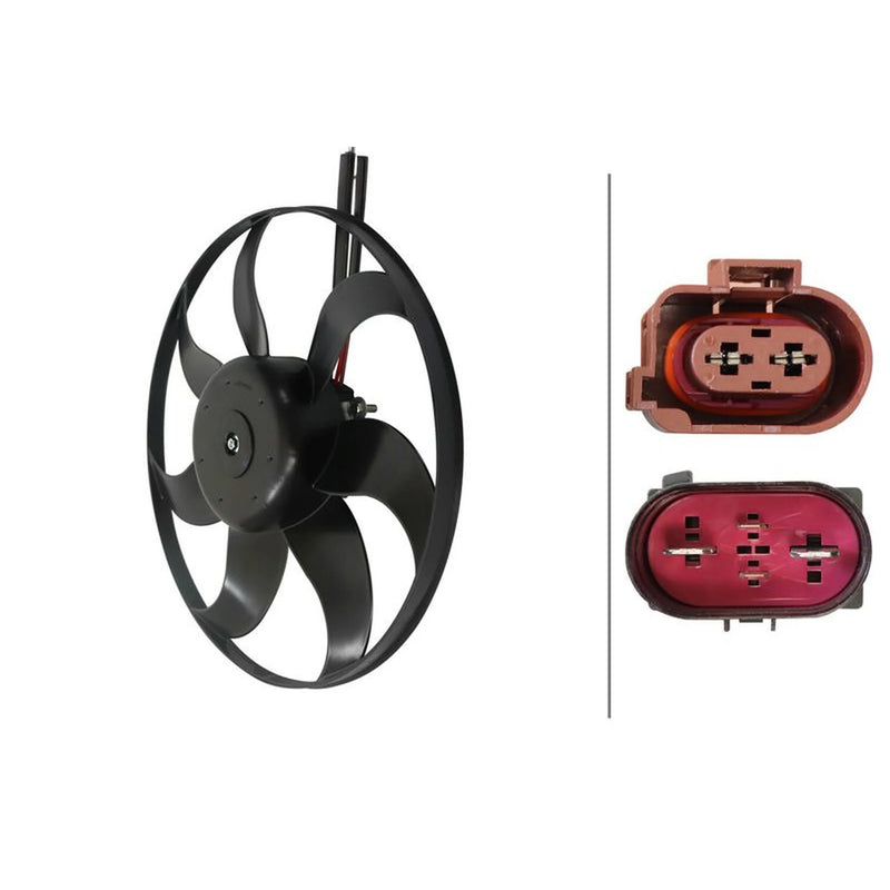 Hella Engine Cooling Fan Right 8EW 366 420-141