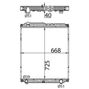 Mahle Engine Radiator CR 2792 000S