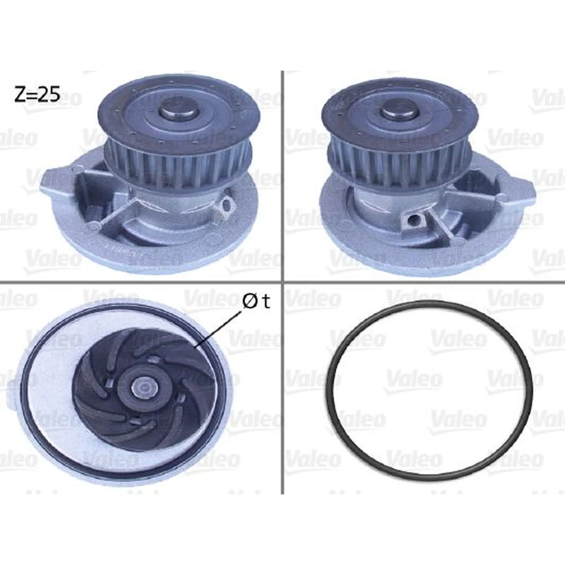 Valeo Engine Cooling Water Pump 506310
