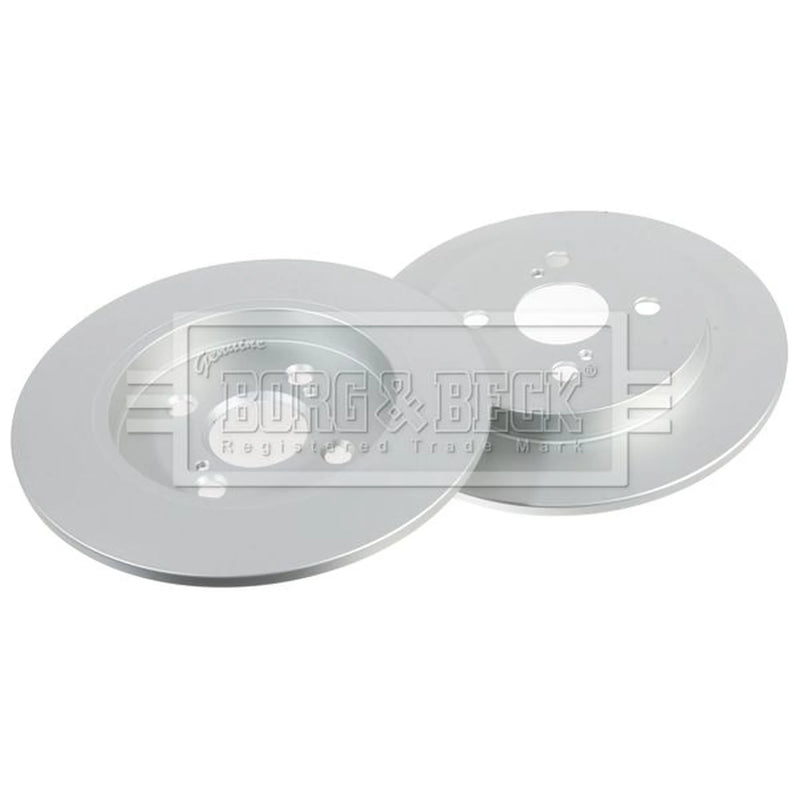 Borg & Beck 2 x Solid Rear Brake Discs BBD4561