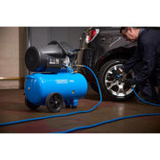 Draper Air Compressor 50L 230V V-Twin 2.2kW/3HP